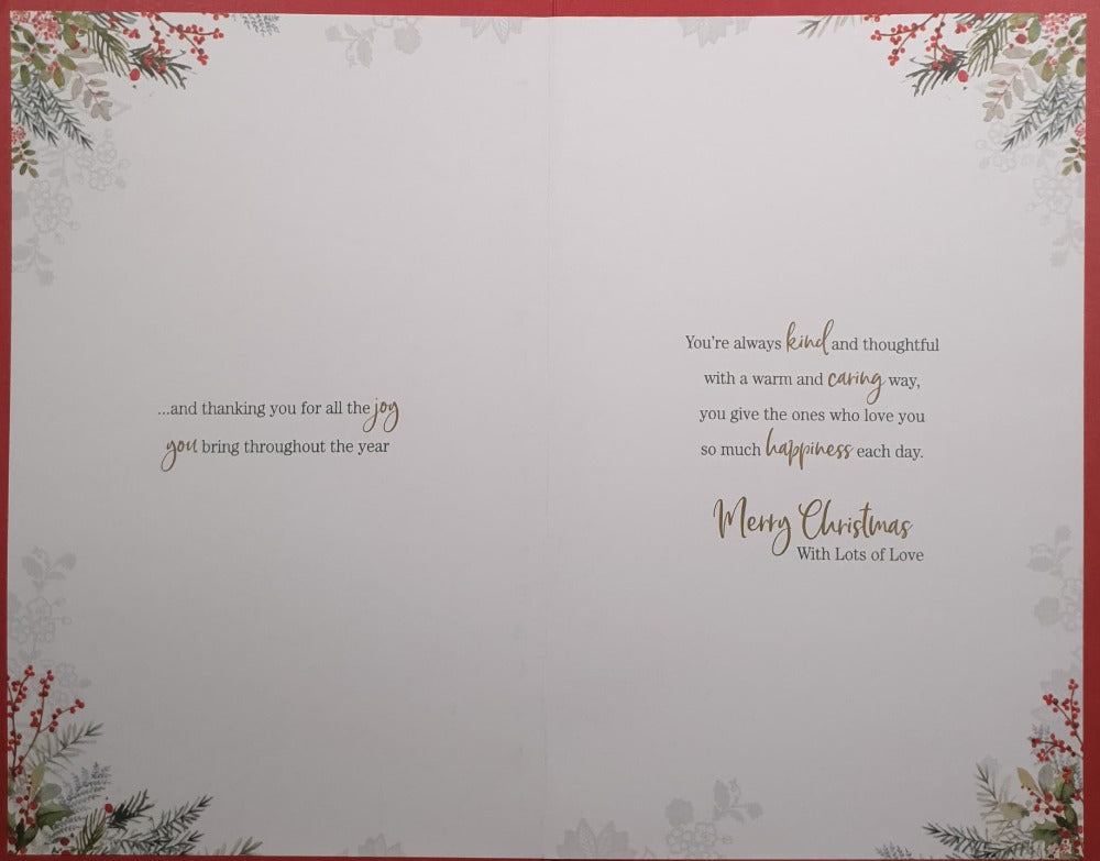 Granddaughter Christmas Card