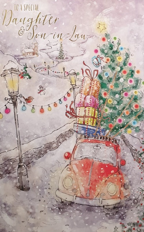 Special Daughter And Son In Law Christmas Card