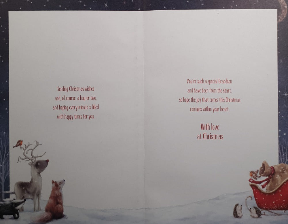 Grandson Christmas Card