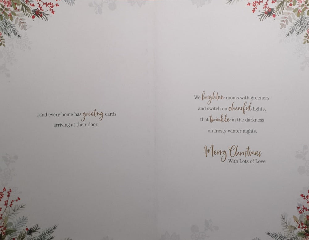 Daughter And Your Family Christmas Card