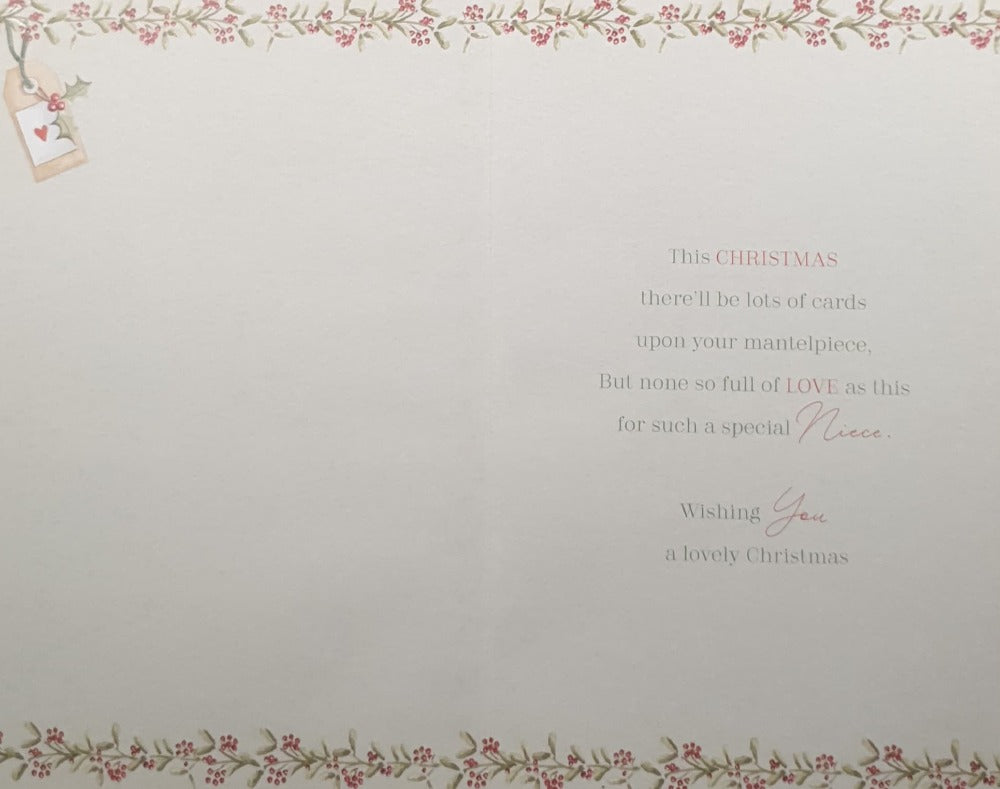 Special Niece Christmas Card