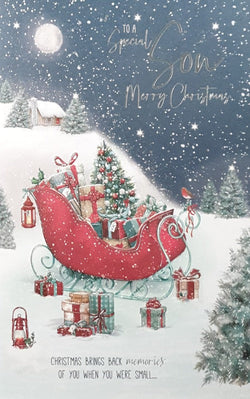Special Son Christmas Card