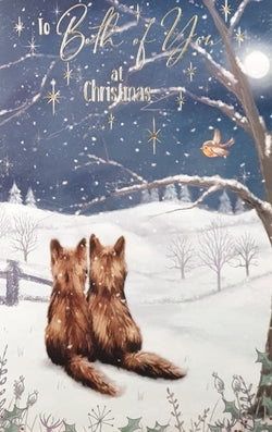 Both Of You Christmas Card
