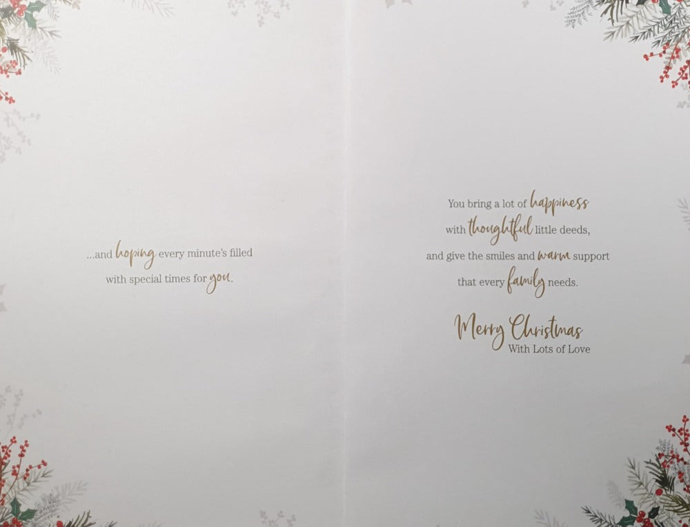 Son And Your Family Christmas Card