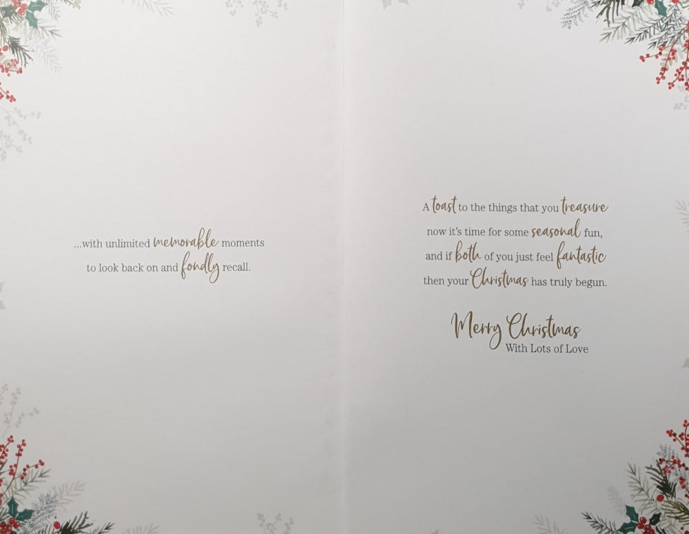 Special Son And Your Fiancee Christmas Card