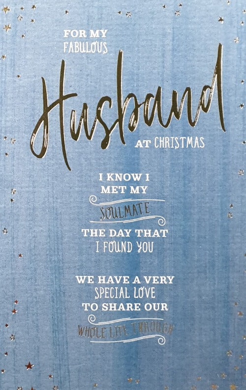 Husband Christmas Card