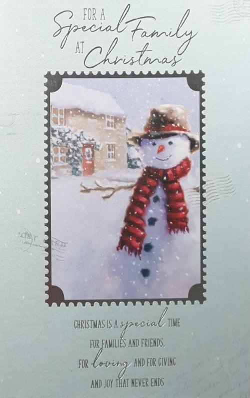 Special Family Christmas Card