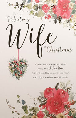 Wife Christmas Card 