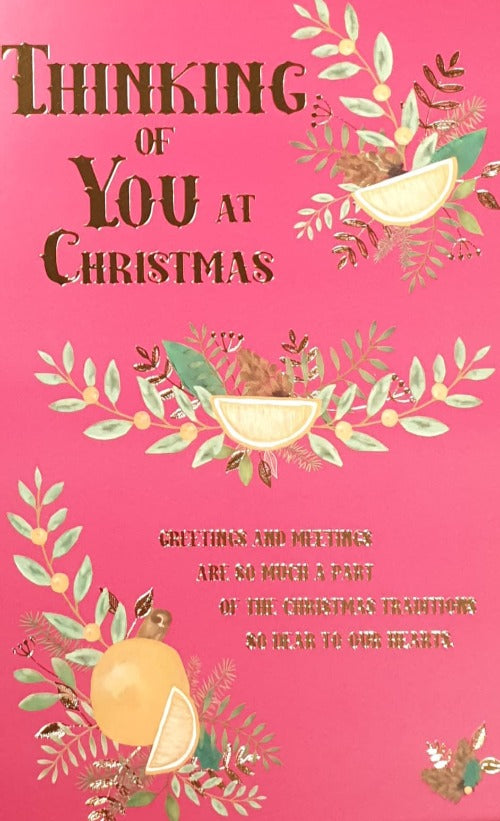 Thinking Of You Christmas Card
