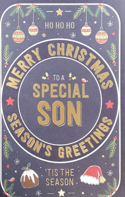 Special Son Christmas Card