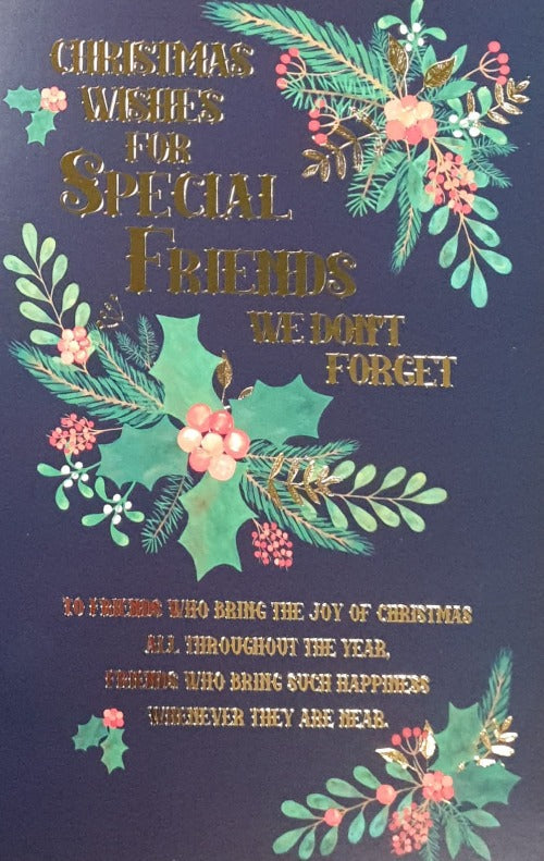Special Friends Christmas Card
