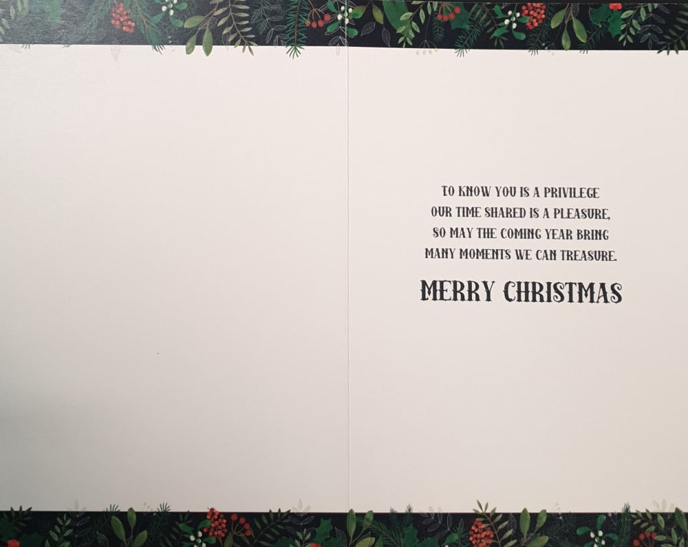 Special Friends Christmas Card