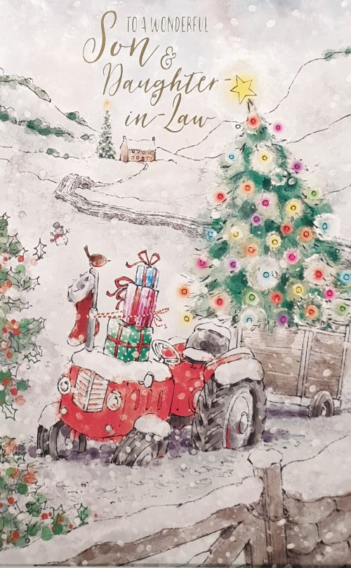 Son And Daughter In Law Christmas Card