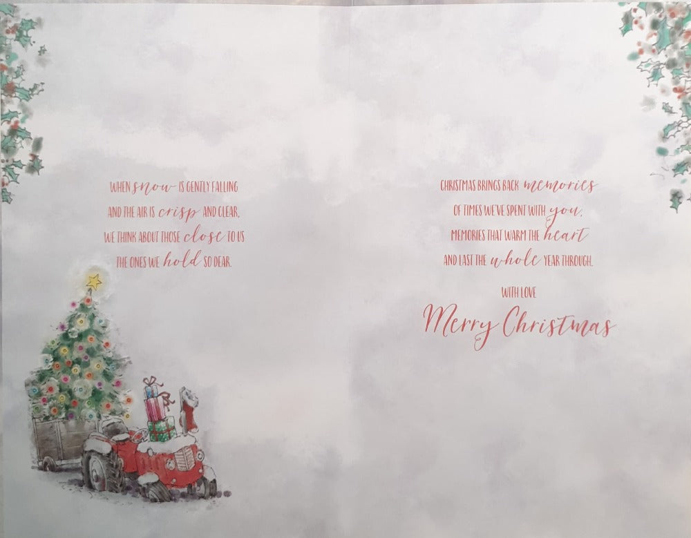 Son And Daughter In Law Christmas Card