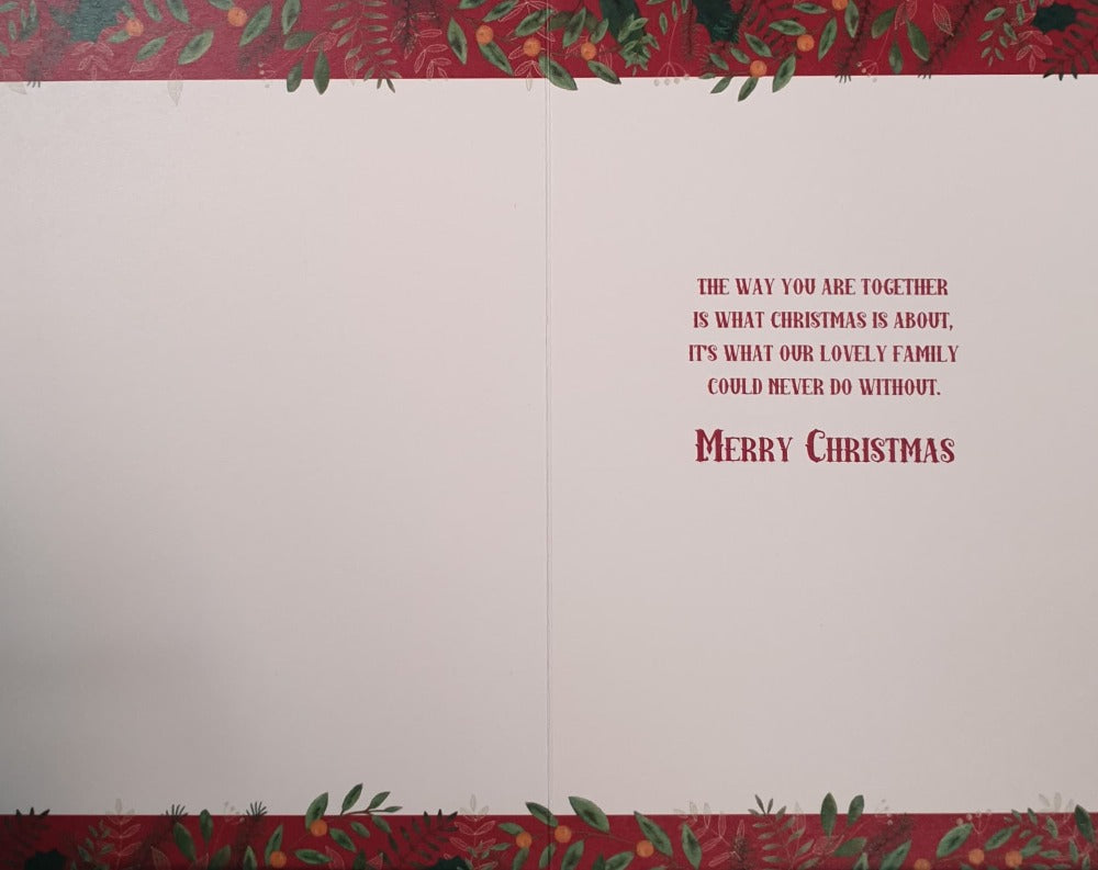 Special Aunt Uncle Christmas Card