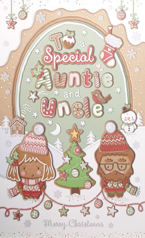 Special Auntie And Uncle Christmas Card