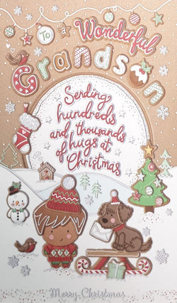 Grandson Christmas Card