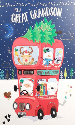 Great Grandson Christmas Card