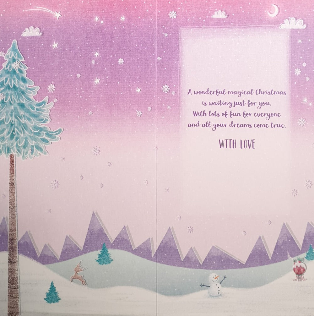 Special Granddaughter Christmas Card