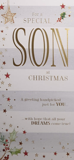 Special Son Christmas Card