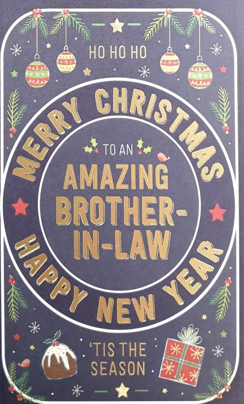 Brother In Law Christmas Card