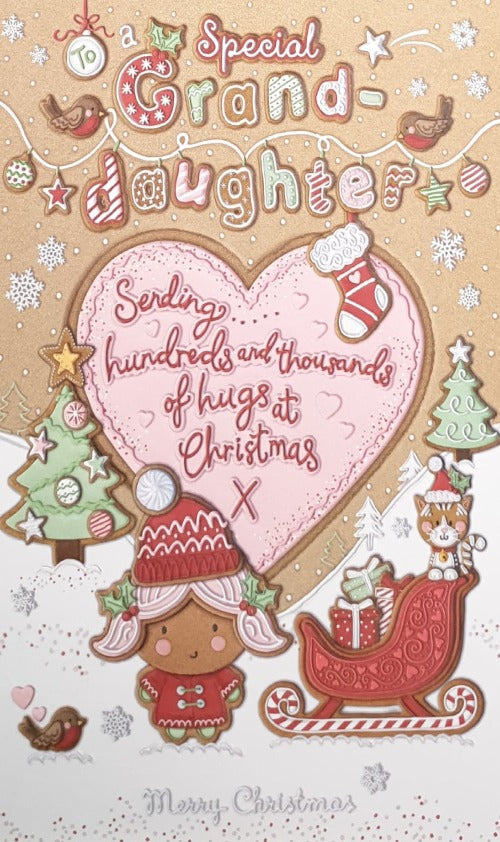 Special Granddaughter Christmas Card