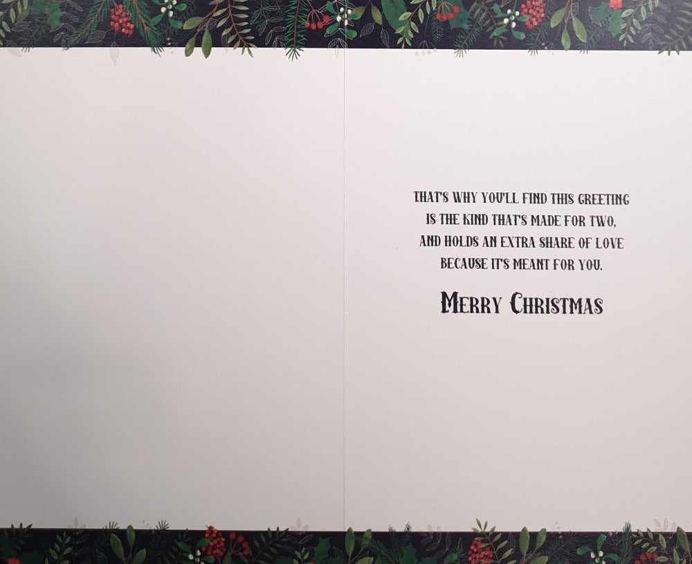 Both Of You Christmas Card