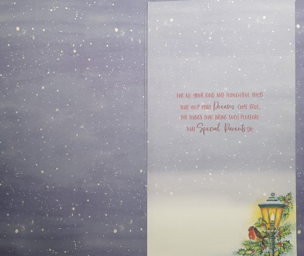Mum And Dad Christmas Card