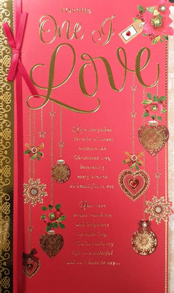 One I Love Christmas Card