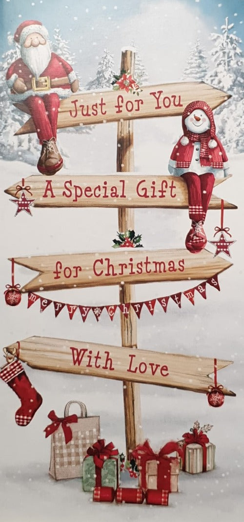 Just For You Special Christmas Card