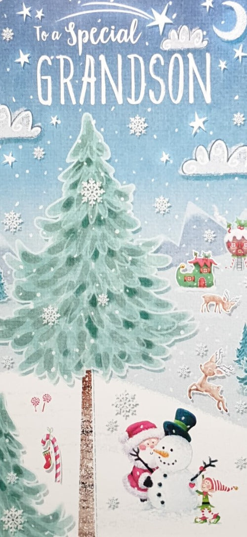 Special Grandson Christmas Card