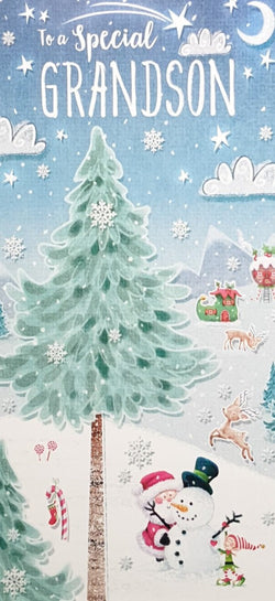 Special Grandson Christmas Card
