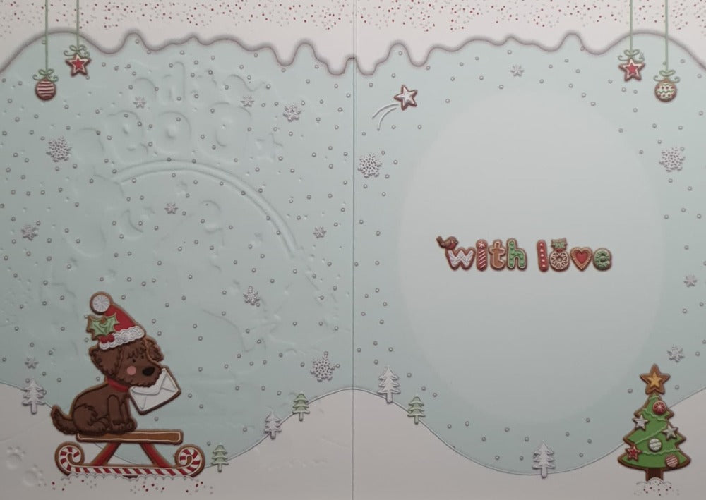 Pet Dog Christmas Card