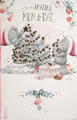 Mum And Dad Christmas Card