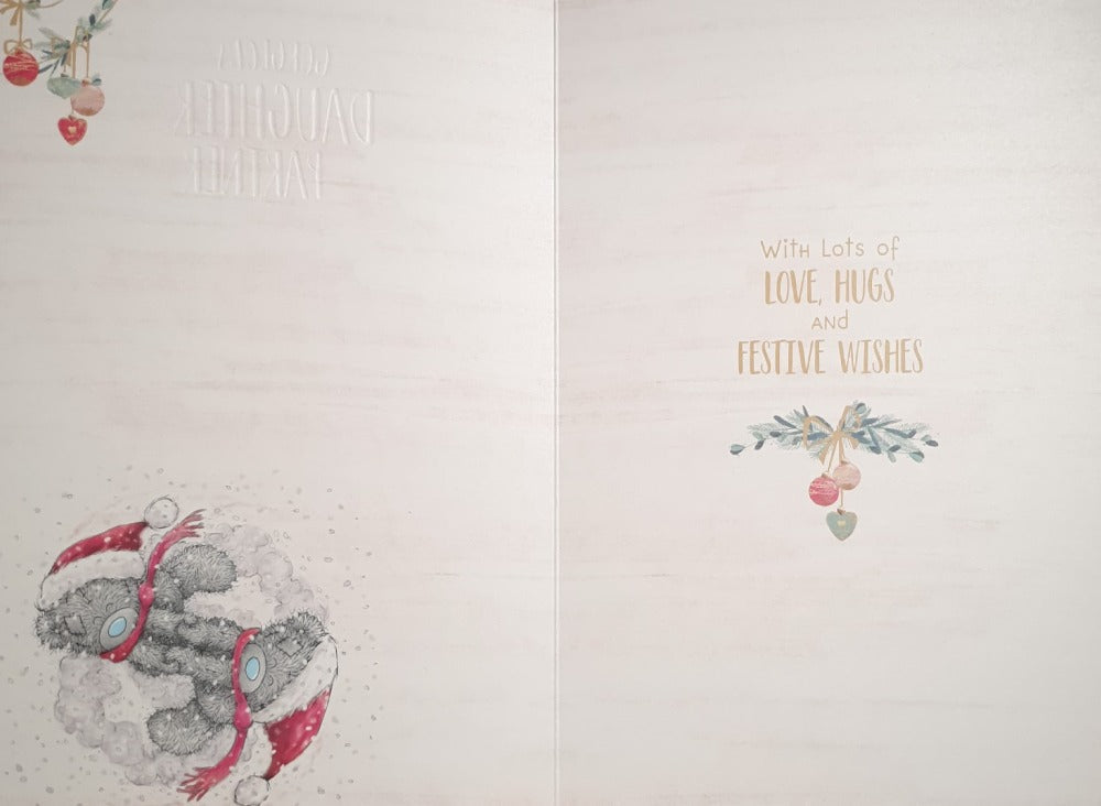 Daughter And Her Partner Christmas Card