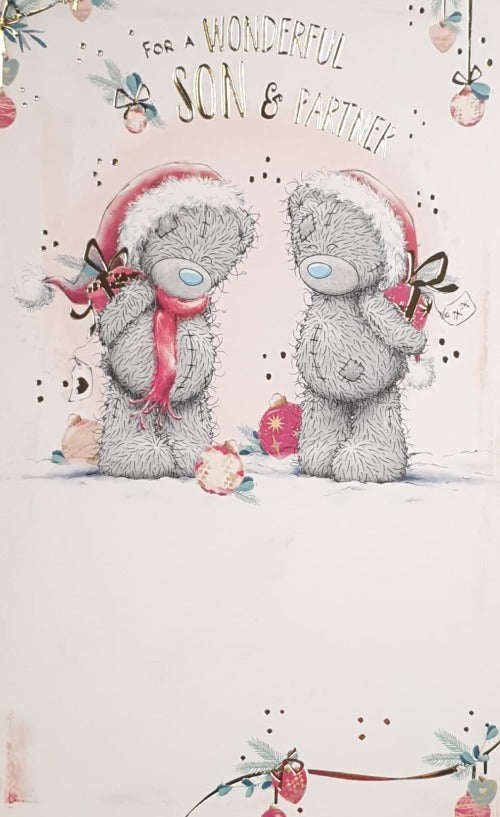 Son And Partner Christmas Card