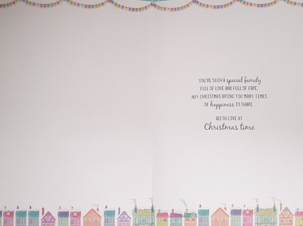 Brother And Family Christmas Card