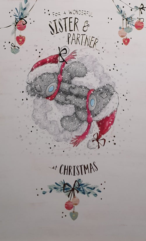 Sister And Partner Christmas Card