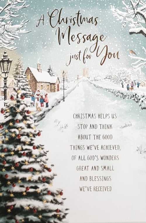 Just For You Christmas Card