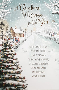 Just For You Christmas Card