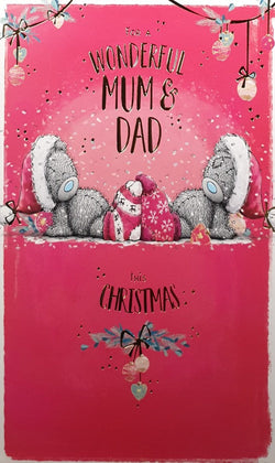 Mum And Dad Christmas Card
