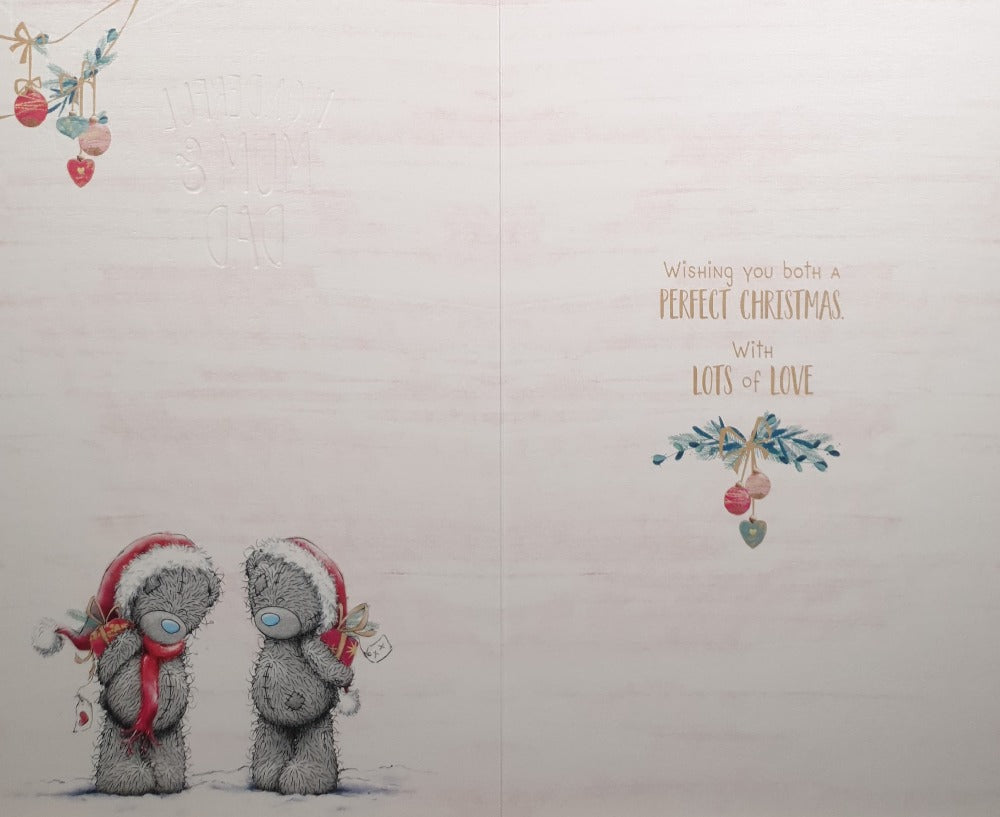 Mum And Dad Christmas Card
