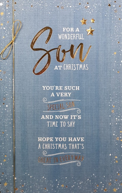 Special Son Christmas Card