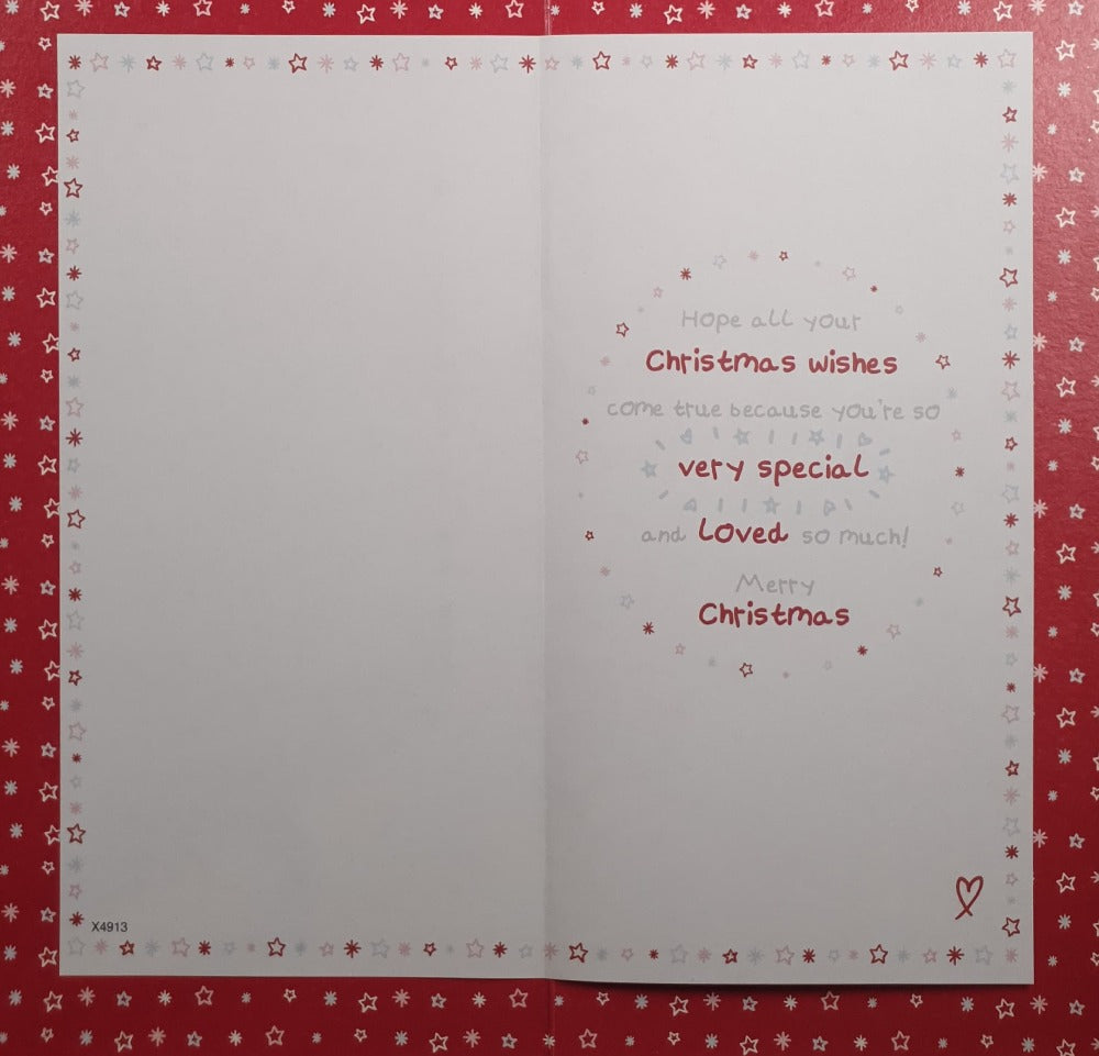 Special Granddaughter Christmas Card