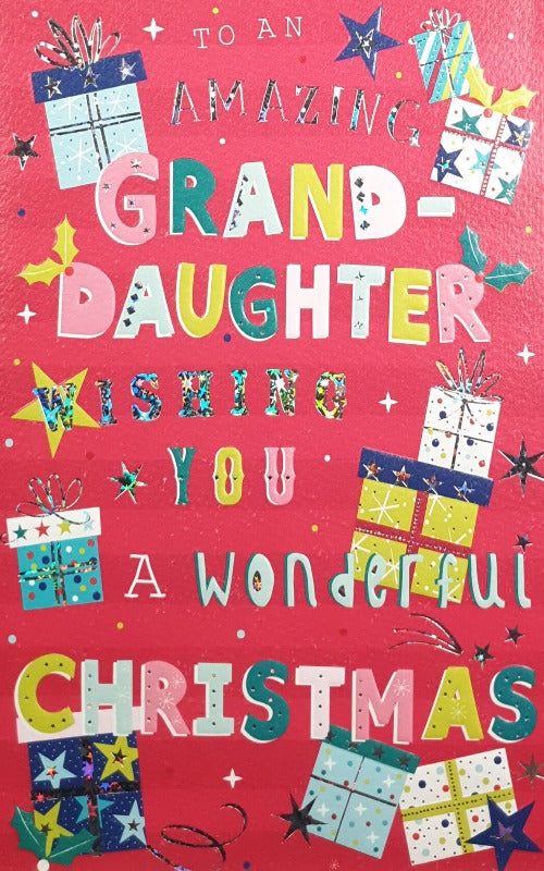Granddaughter Christmas Card
