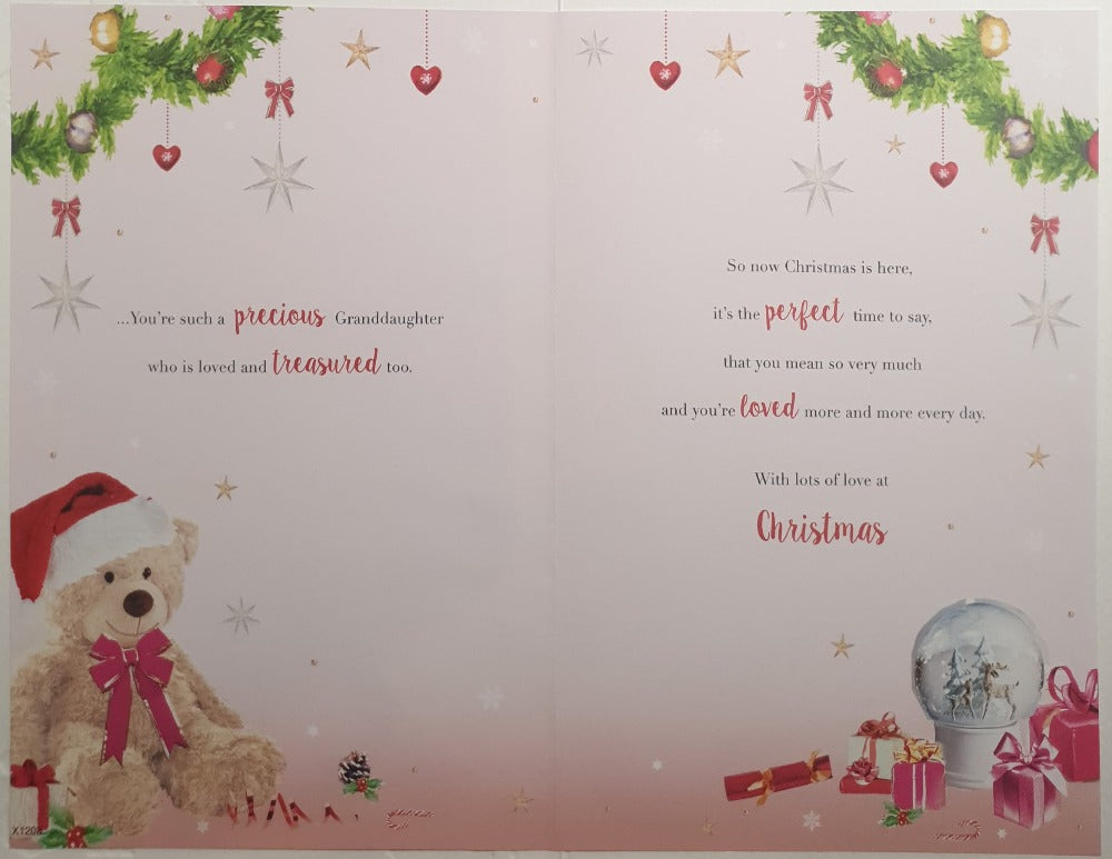 Special Granddaughter Christmas Card