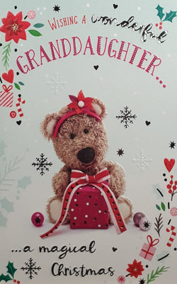 Granddaughter Christmas Card