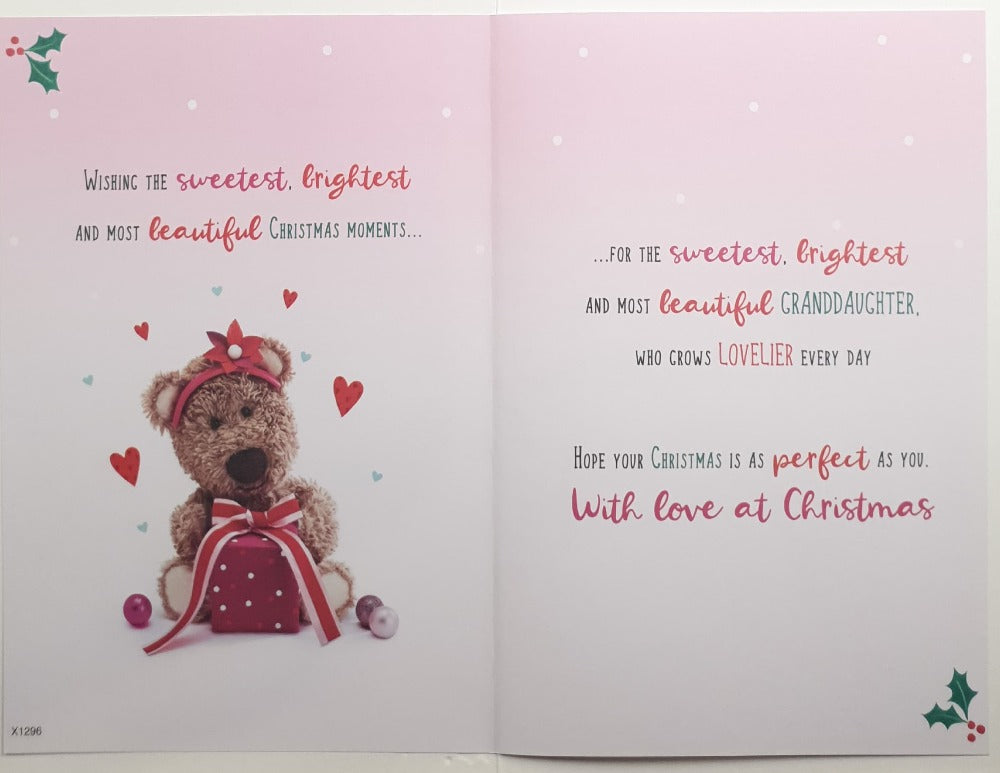 Granddaughter Christmas Card