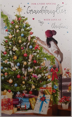 Special Granddaughter Christmas Card
