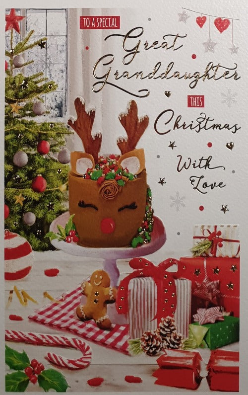 Special Great Granddaughter Christmas Card